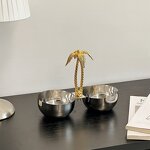 Serving Bowl Set Manufacturer - OEM/ODM Custom Coconut Tree Stainless Steel Bowl