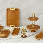 Wooden Serving Tray Manufacturer - OEM/ODM Custom Modern Style Eco-Friendly Tray