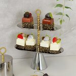 Metal Tray Manufacturer - OEM/ODM Custom Golden Bead Oval Stainless Tray