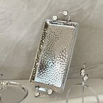 Serving Tray Manufacturer - OEM/ODM Custom Hand-Hammered Luxury Metal Tray