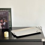 Hotel Service Tray Manufacturer - OEM/ODM Custom Stainless Steel Metal Handle