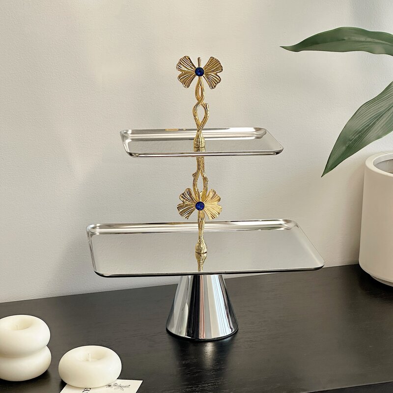 Serving Tray Manufacturer - OEM/ODM Custom Luxury Rectangular Metal Tray