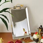 Serving Bowl Tray Set Manufacturer - OEM/ODM Custom Luxury Metal Stainless Tray