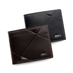 Men's Wallet Manufacturer - OEM/ODM Custom Geometric Pattern Soft Wallet
