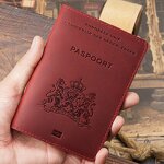 Travel Wallet Manufacturer - OEM/ODM Custom Cowhide Leather Passport Cover