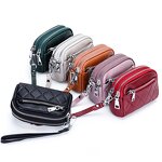 Coin Purse Manufacturer - OEM/ODM Custom Double Zipper Real Leather Wallet