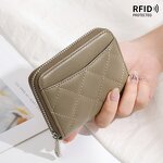 Wallet Manufacturer - OEM/ODM Custom Cowhide Leather Zip Around Small Wallet