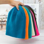 Knitted Hat Manufacturer - OEM/ODM Custom Plain Cuffless Acrylic Skull Beanie