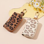 Key Holder Manufacturer - OEM/ODM Custom Leopard Print PU Leather Keychain