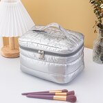Cosmetic Bag Manufacturer - OEM/ODM Custom Waterproof Quilted Puffy Makeup Bag