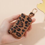Key Holder Manufacturer - OEM/ODM Custom Leopard Print PU Leather Keychain