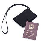 Passport Holder Manufacturer - OEM/ODM Custom Genuine Leather Neck Sling Wallet