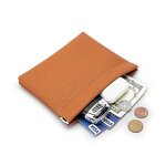 Coin Purse Manufacturer - OEM/ODM Custom Leather Self Closing Makeup Pouch
