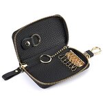 Car Key Holder Manufacturer - OEM/ODM Custom Genuine Leather Multi-Functional Keychain