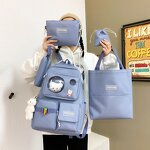 School Bag Set Manufacturer - OEM/ODM Custom Five-Piece Student Backpack Set