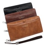 Men's Wallet Manufacturer - OEM/ODM Custom Large Capacity Zipper Clutch Bag