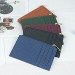 Card Holder Manufacturer - OEM/ODM Custom PU Saffiano Leather Slim Wallet