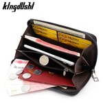 Men's Wallet Manufacturer - OEM/ODM Custom Double Zipper Business Leather Wallet