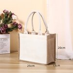 Tote Bag Manufacturer - OEM/ODM Custom Burlap Jute Grocery Shopping Bag