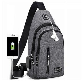 Crossbody Bag Manufacturer - OEM/ODM Custom Men's Oxford Chest Shoulder Bag