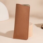 Sunglasses Case Manufacturer - OEM/ODM Custom Full Grain Leather Eyeglass Pouch