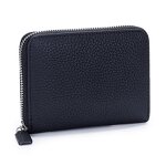 Card Wallet Manufacturer - OEM/ODM Custom Litchi Pattern Double Zip Wallet