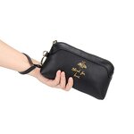 Phone Wallet Manufacturer - OEM/ODM Custom Cowhide Leather Long Zipper Wallet