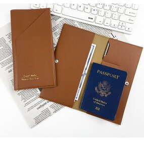 Passport Holder Manufacturer - OEM/ODM Custom Document Cover PU Leather Wallet