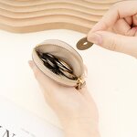 Coin Purse Manufacturer - OEM/ODM Custom Cowhide Leather Round Zipper Wallet