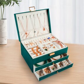 Jewelry Storage Box Manufacturer - OEM/ODM Custom PU Leather Travel Organizer Box