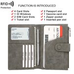 Passport Organizer Manufacturer - OEM/ODM Custom Anti-Theft Zipper Document Holder