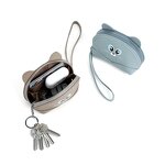 ID Card Holder Manufacturer - OEM/ODM Custom Cute Cat Cowhide Leather Purse