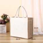 Tote Bag Manufacturer - OEM/ODM Custom Burlap Jute Grocery Shopping Bag
