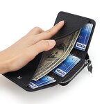 Women's Wallet Manufacturer - OEM/ODM Custom Mini Trifold Genuine Leather Wallet