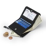 Women's Wallet Manufacturer - OEM/ODM Custom Genuine Leather Zipper Card Wallet