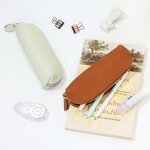 Pencil Case Manufacturer - OEM/ODM Custom Litchi Grain Cowhide Leather Bag