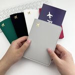 Passport Holder Manufacturer - OEM/ODM Custom Airplane Design PU Leather Cover