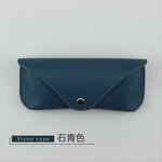 Glasses Case Manufacturer - OEM/ODM Custom Snap Button Genuine Leather Case