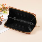 Card Wallet Manufacturer - OEM/ODM Custom Litchi Pattern Multi-Color Zip Wallet