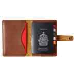 Travel Wallet Manufacturer - OEM/ODM Custom Crazy Horse Cowhide Leather Cover