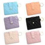 Card Holder Manufacturer - OEM/ODM Custom PU Leather Wristlet Wallet Keychain