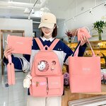 School Bag Set Manufacturer - OEM/ODM Custom Five-Piece Student Backpack Set