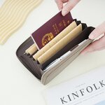 Passport Pouch Manufacturer - OEM/ODM Custom Cowhide Leather RFID Blocking Pouch