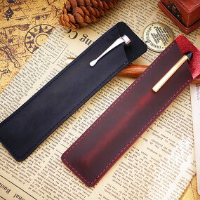 Pencil Pouch Manufacturer - OEM/ODM Custom Genuine Cow Leather Luxury Pouch