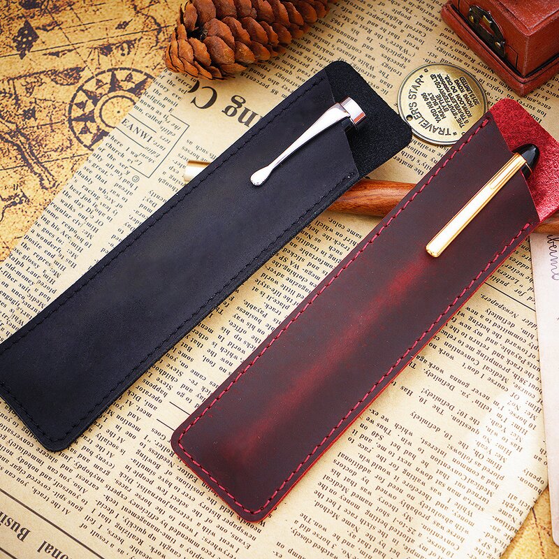 Pencil Pouch Manufacturer - OEM/ODM Custom Genuine Cow Leather Luxury Pouch