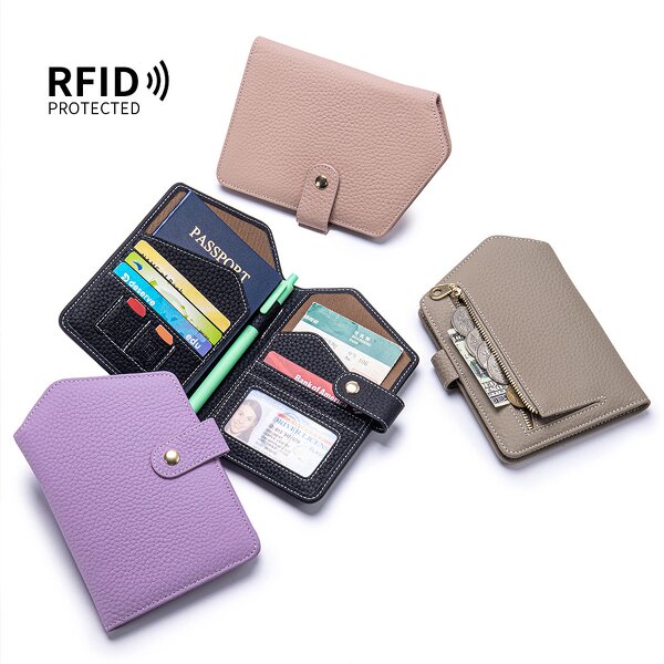 Passport Cover Manufacturer - OEM/ODM Custom RFID Air Tag Holder Leather Cover