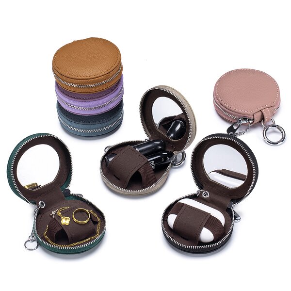 Cosmetic Bag Manufacturer - OEM/ODM Custom Women's Soft Leather Makeup Case