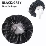 Silk Bonnet Manufacturer - OEM/ODM Custom Double Layer Elastic Satin Bonnet