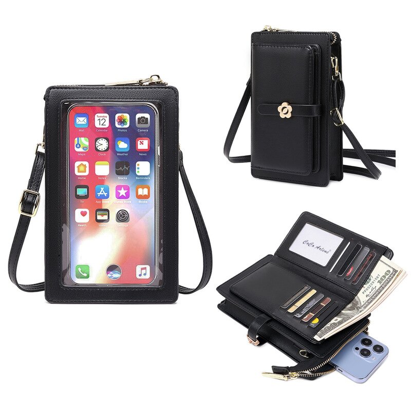 Mobile Phone Bag Manufacturer - OEM/ODM Custom Touch Screen Shoulder Purse Wallet