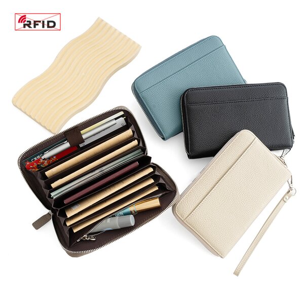 Passport Pouch Manufacturer - OEM/ODM Custom Cowhide Leather RFID Blocking Pouch